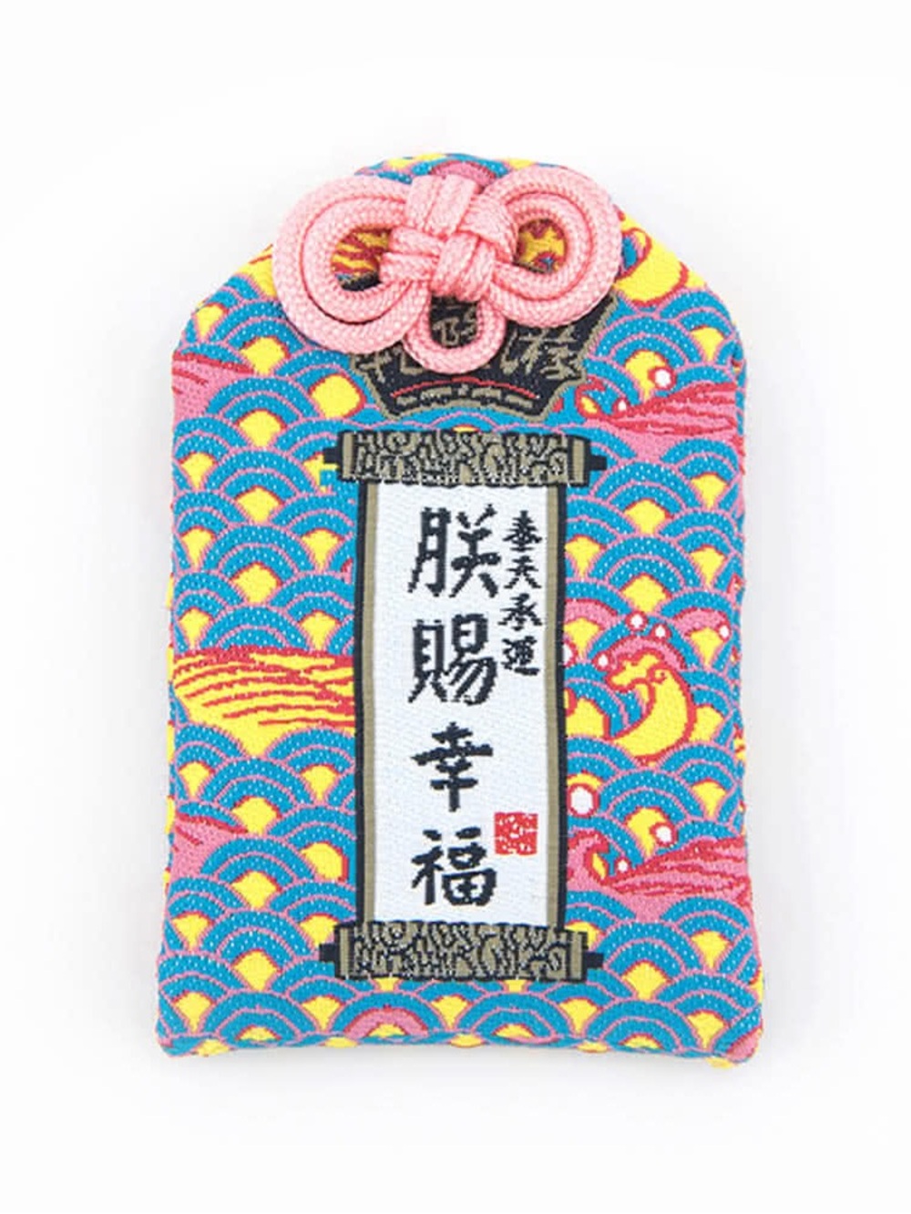 Tales Mythical “Emperor Qianlong’s Travels” Omamori Charm for Happiness, Pink